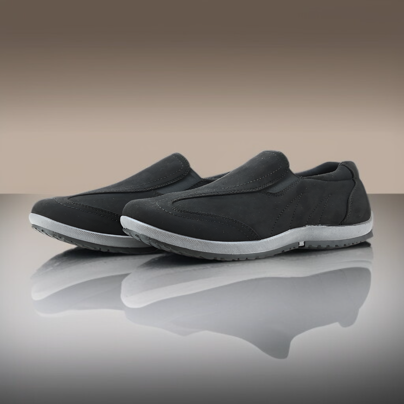 メンズカジュアルソフトソールスリッポンシューズ