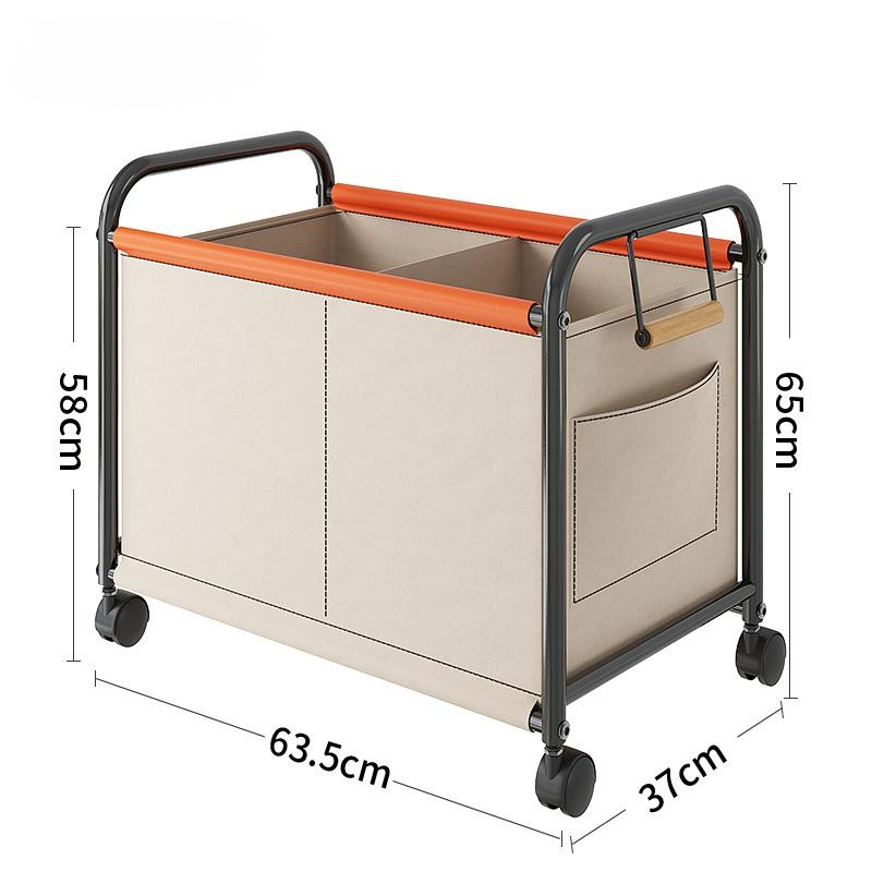 테이블 아래 공간 활용 수납 랙