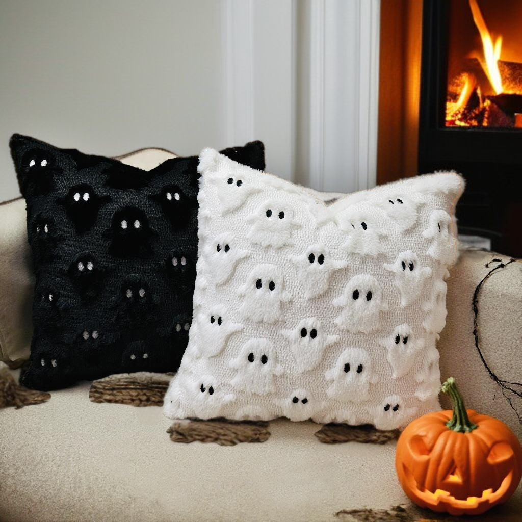 精緻刺繡圖案抱枕設計細節