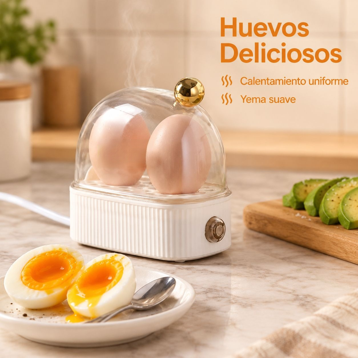 Regalo creativo: mini vaporizador de huevos con temporizador