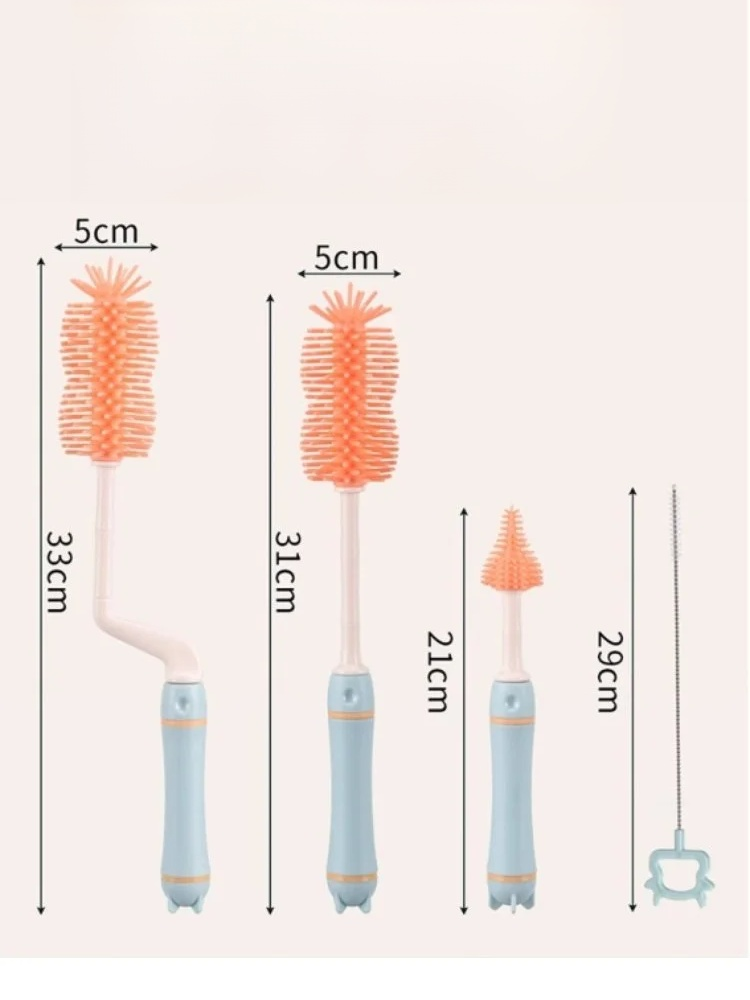 Baby spezifische rotierende Flasche Bürstenset