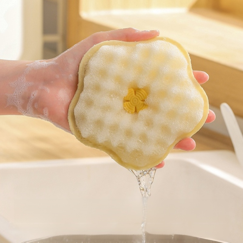 แปรงล้างจานอเนกประสงค์กำจัดคราบน้ำมัน