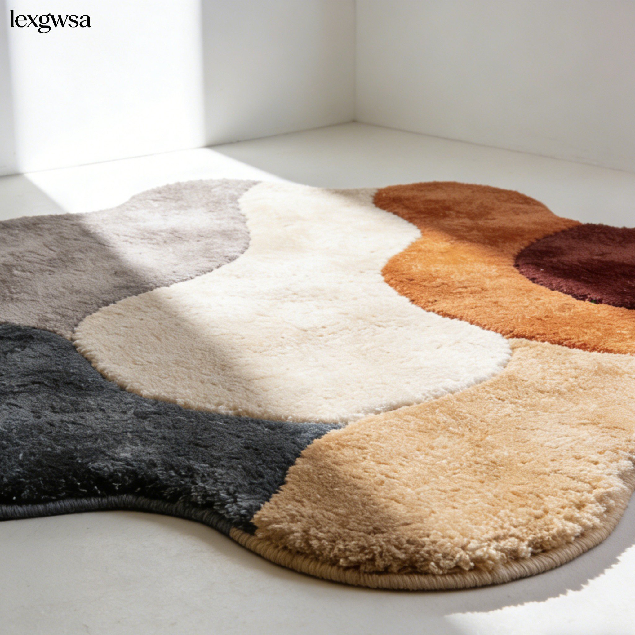 พรมห้องนั่งเล่นสไตล์มินิมอล