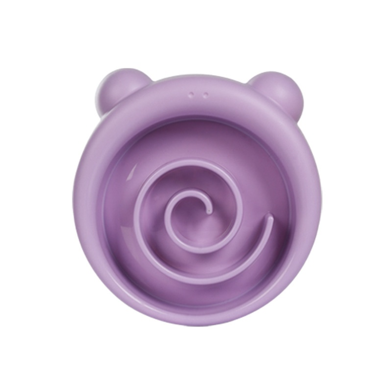 Anti-Spill Dog Food Bowl with Soil Prevention Hole