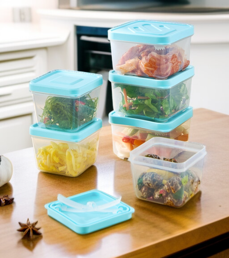 미끄럼 방지 바닥이 있는 도시락 용기