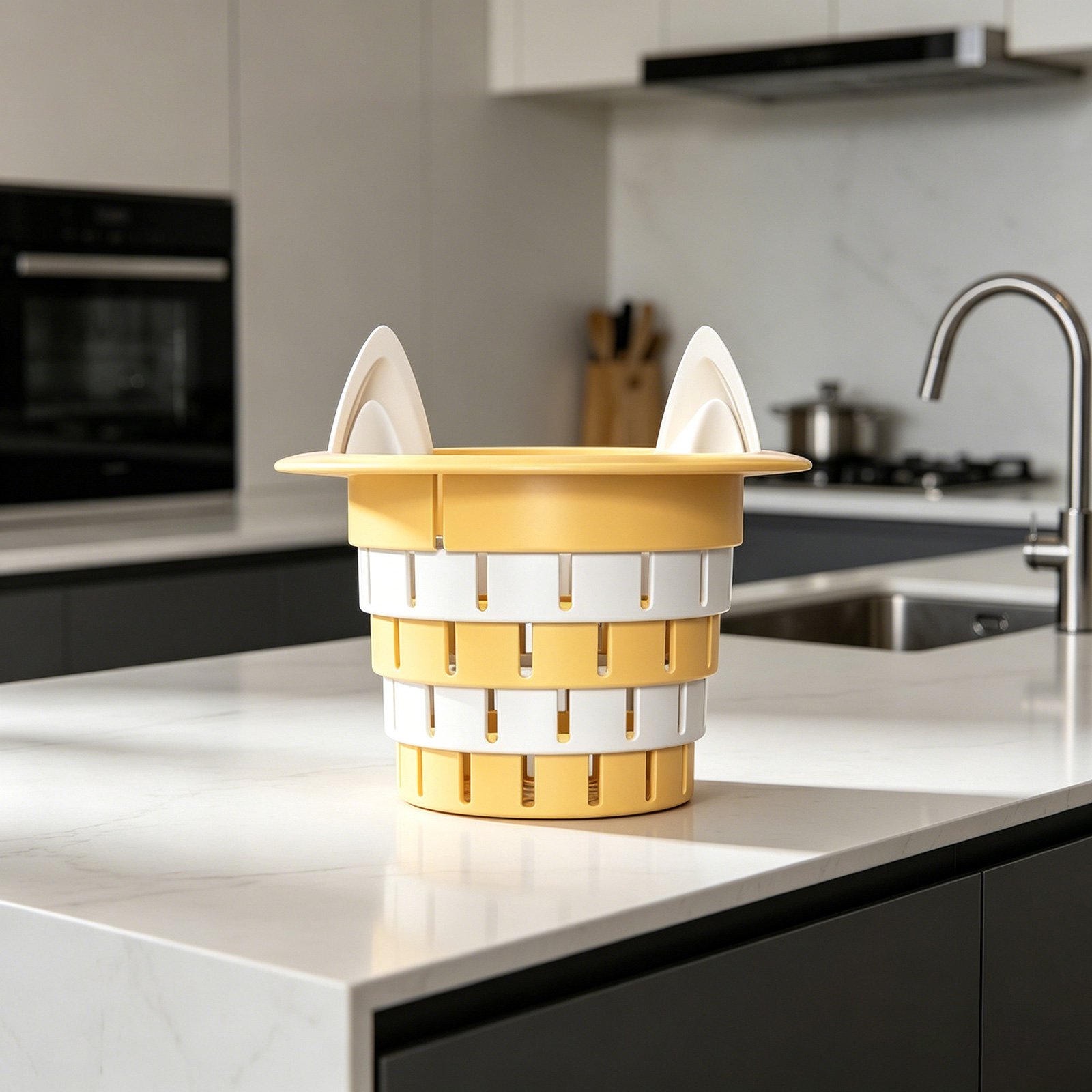 ตาข่ายกรองขยะแบบยืดหดได้สำหรับท่อน้ำทิ้งอ่างน้ำในห้องครัว 