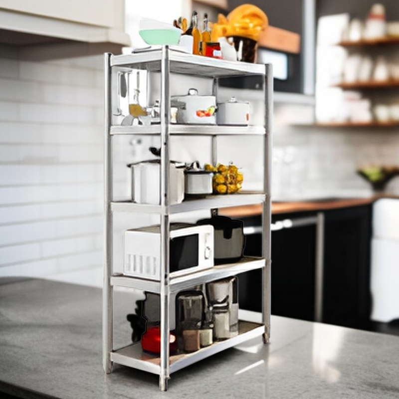 두꺼운 스테인리스 오븐 정리 선반 전자레인지 선반