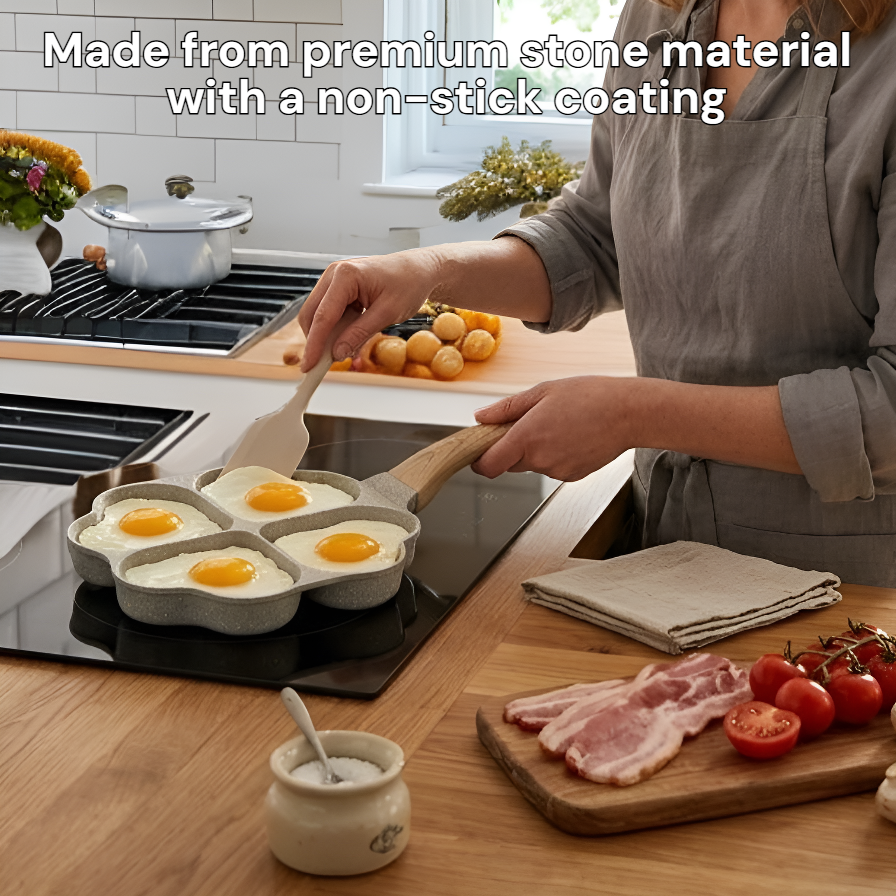 Stone Non-stick Burger Egg Pan Healthy Breakfast Pan