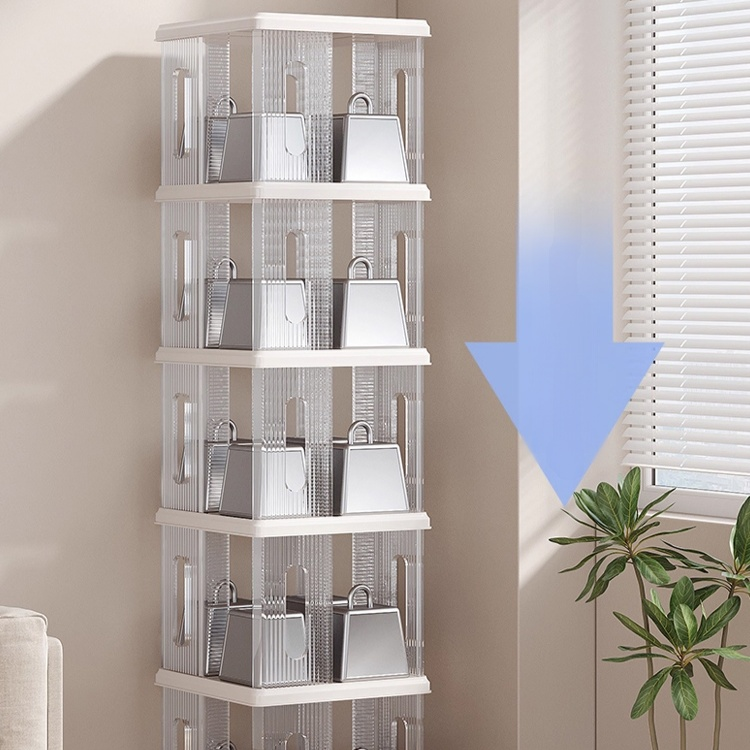 ตู้เก็บของแบบตั้งพื้นสำหรับบ้าน ตู้หนังสือโปร่งใสขนาดใหญ่สำหรับนักเรียน ชั้นวางหนังสือเด็กหมุนได้