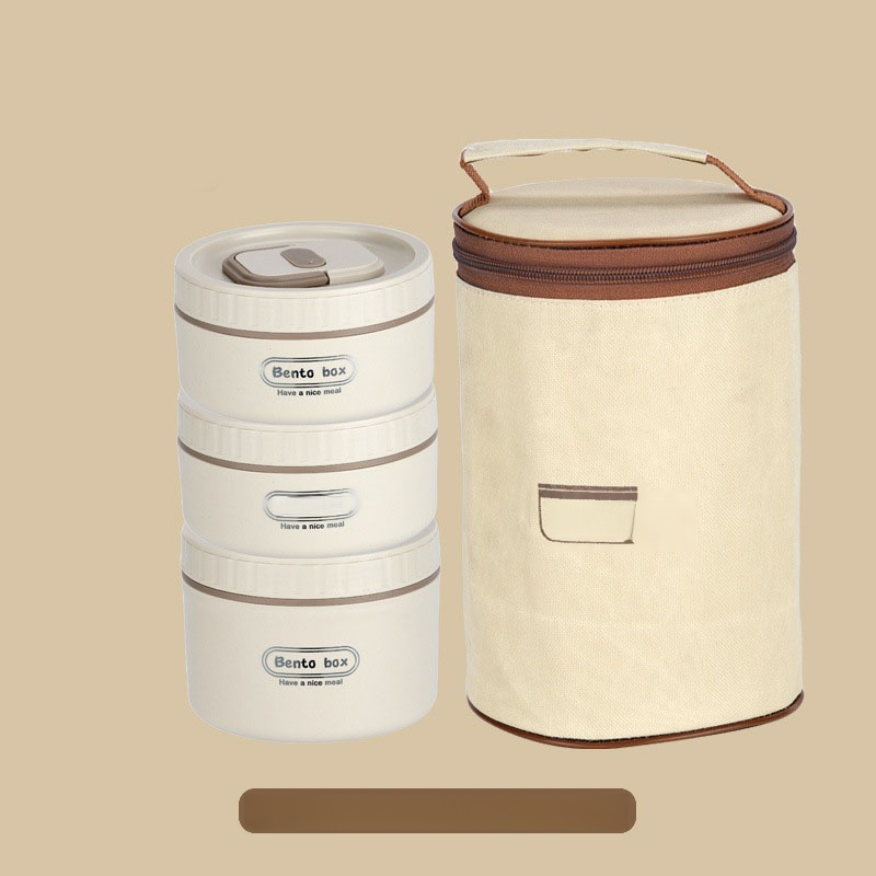 Fiambrera infantil linda y económica con bolsa, aislamiento térmico