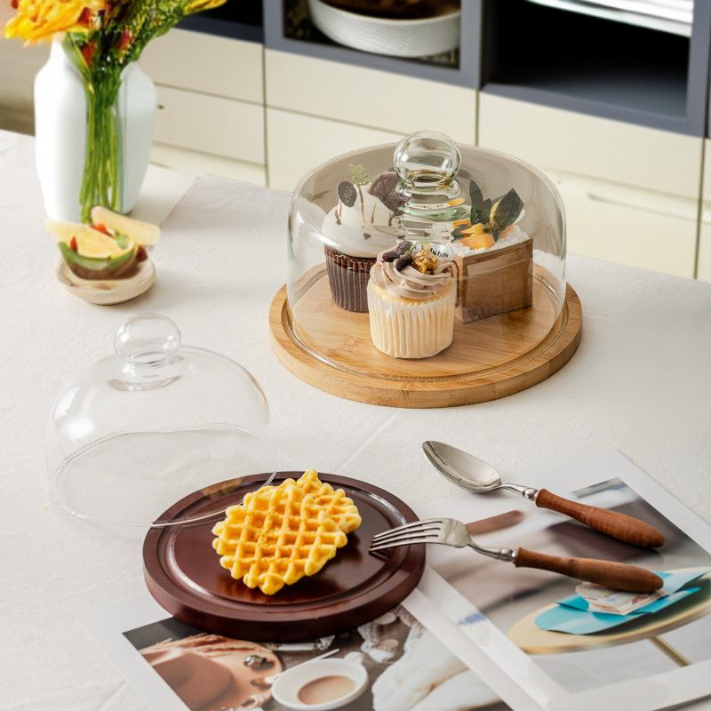 케이크 방진 유리 진열대