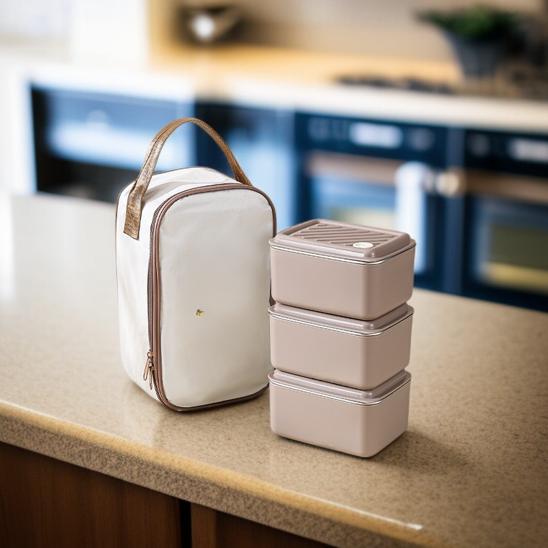 ステンレス鋼の正方形の弁当箱/食品貯蔵容器