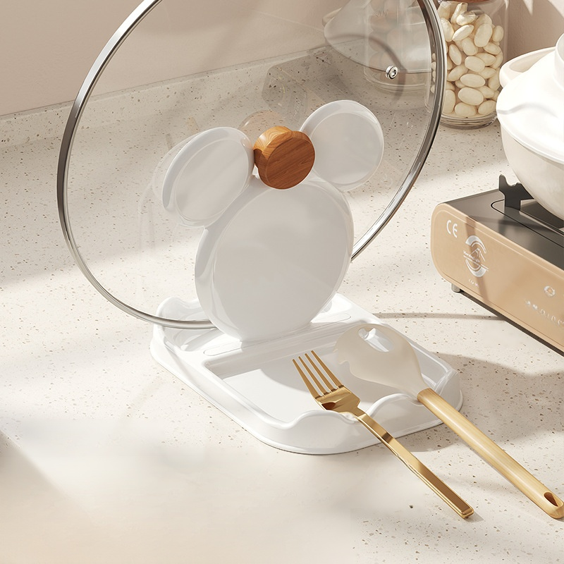 Cartoon Anti-bacterial Mold-proof Pot Lid Organizer