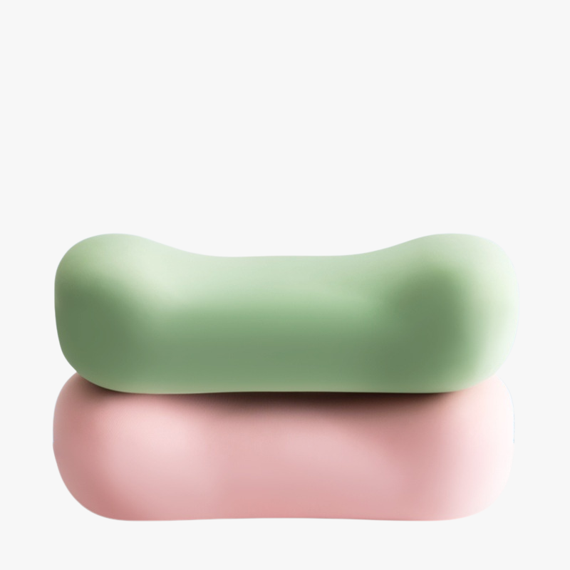 Cojín refrescante y absorbente para siestas, diseño ergonómico curvo, soporte ancho