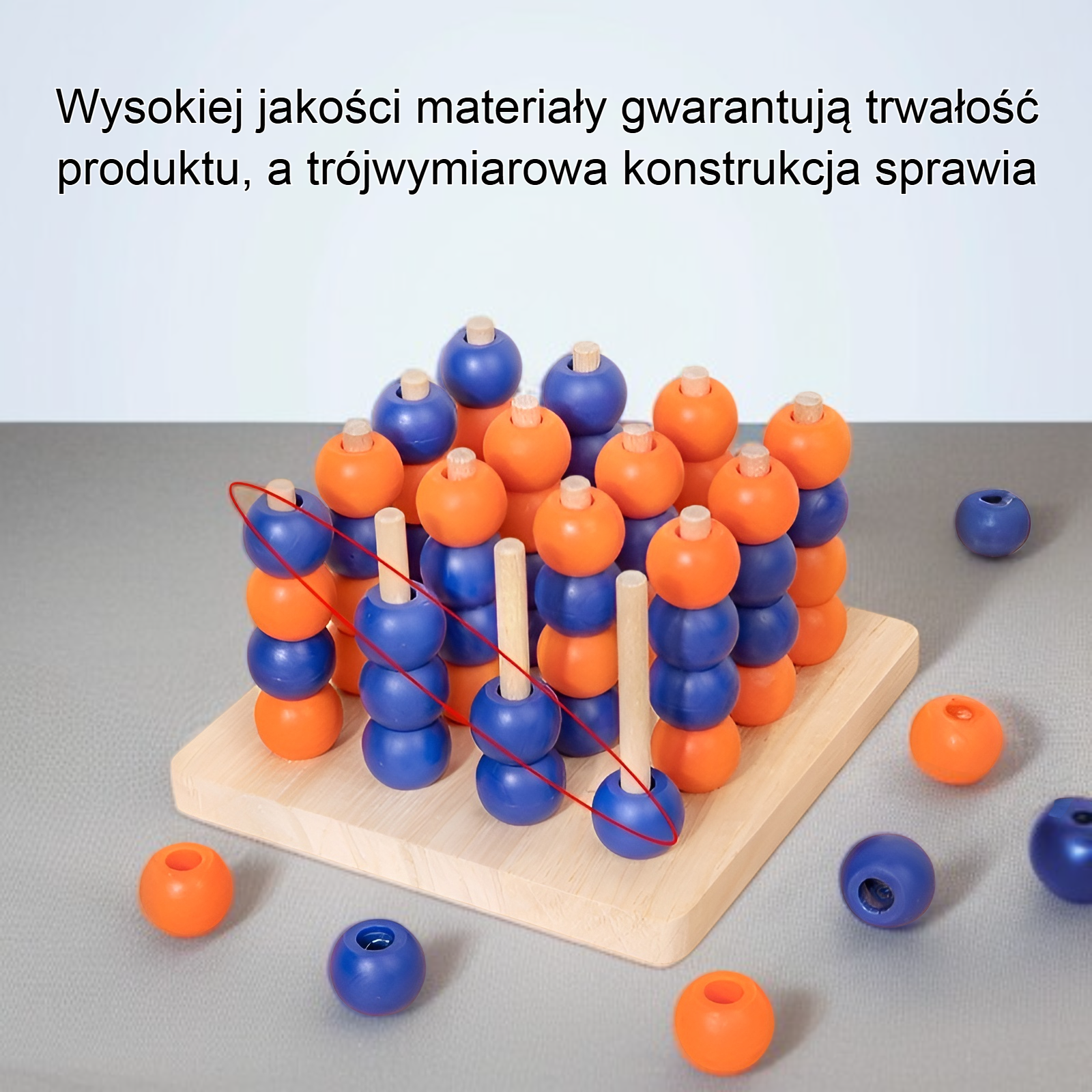 3D Cztery w rzędzie