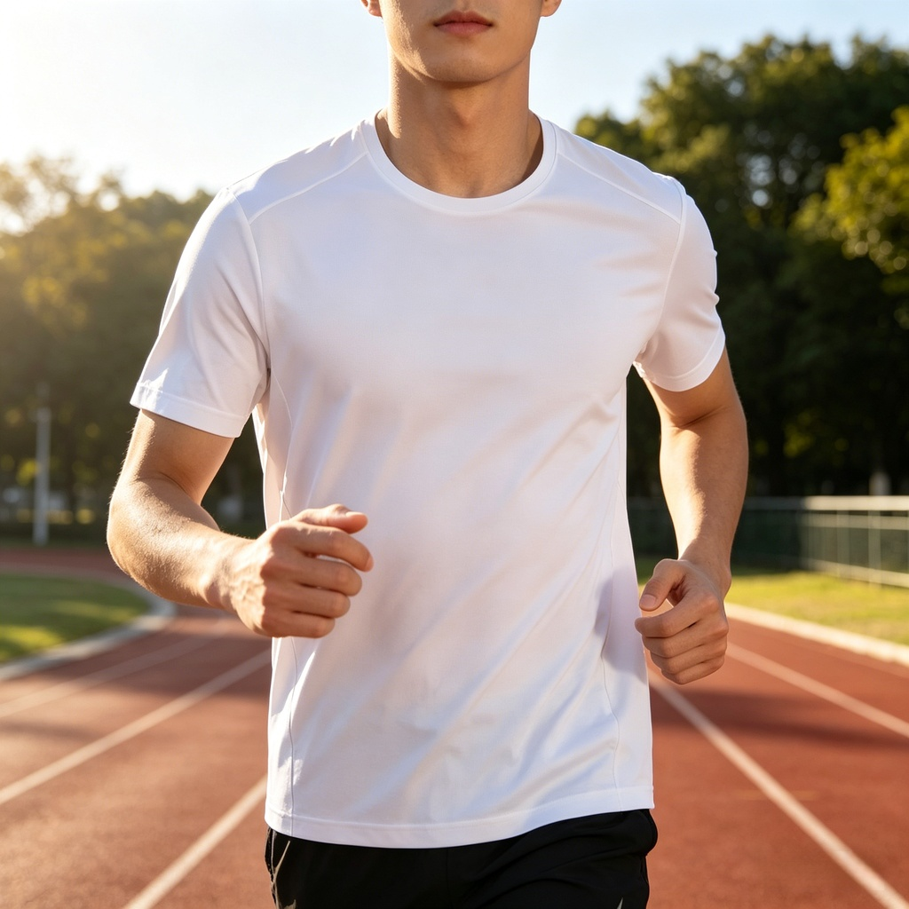 メンズ汗発散速乾半袖Tシャツ