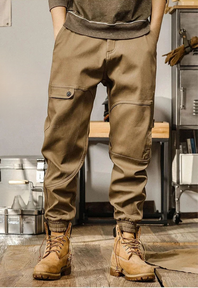 メンズカーゴパンツ高耐久素材の全体画像