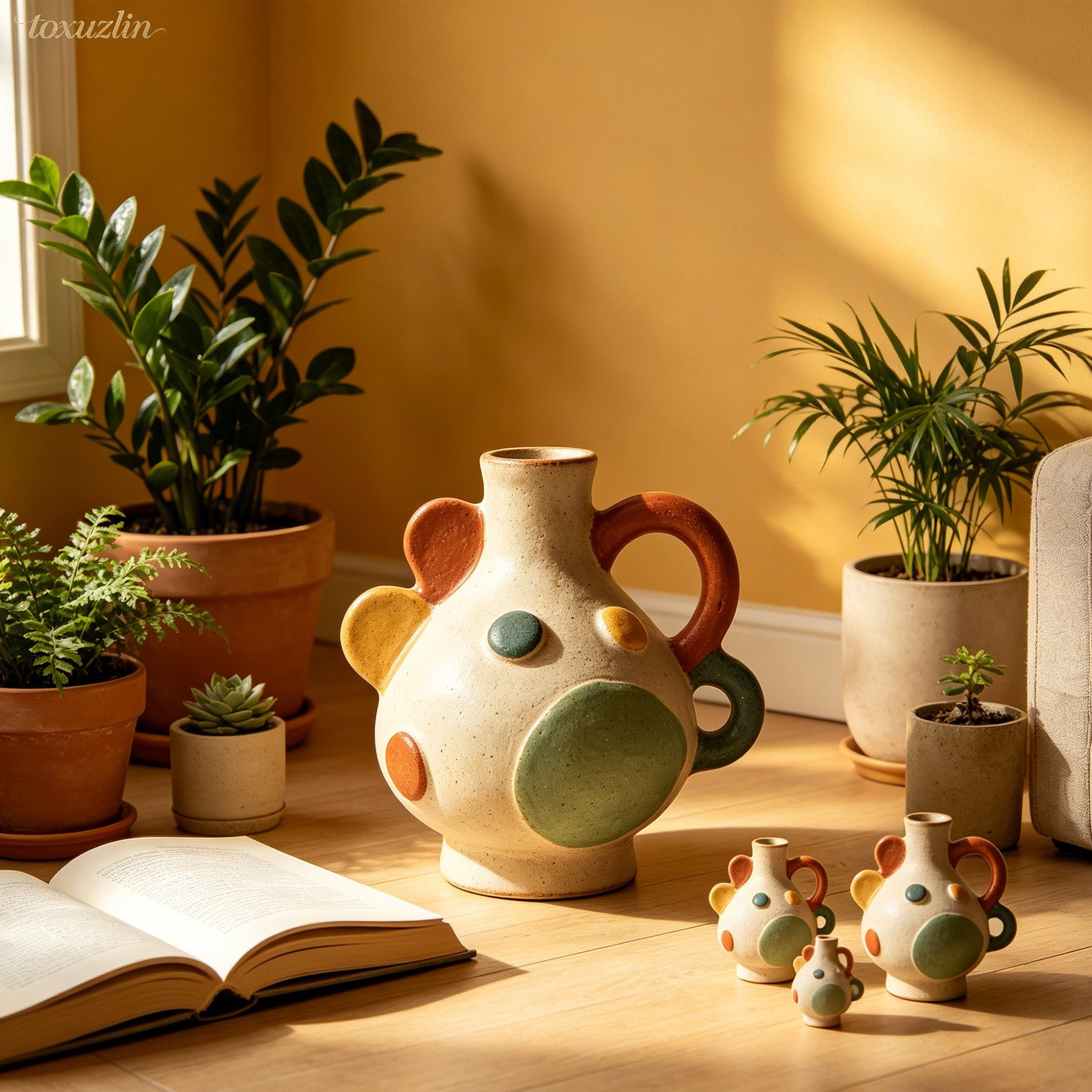 Vase design pour décoration de bureau