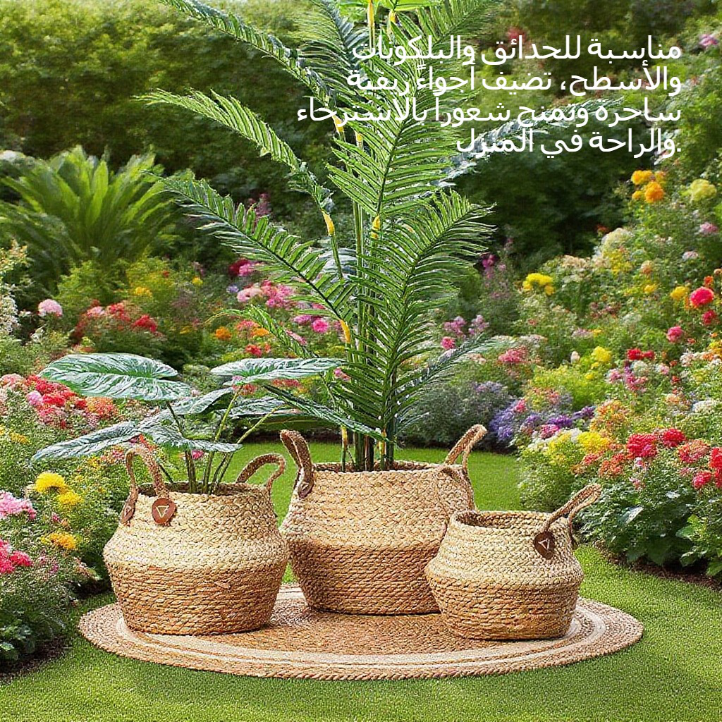 تفاصيل زهور القش في ديكور المنزل