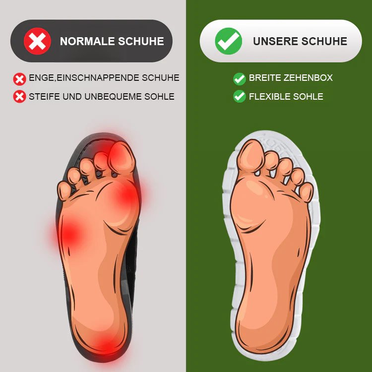Abschied vom diabetischen Fuß: super bequeme Schuhe