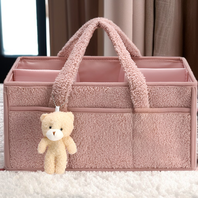ぬいぐるみおむつ収納バッグ、ママのお出かけ必需品