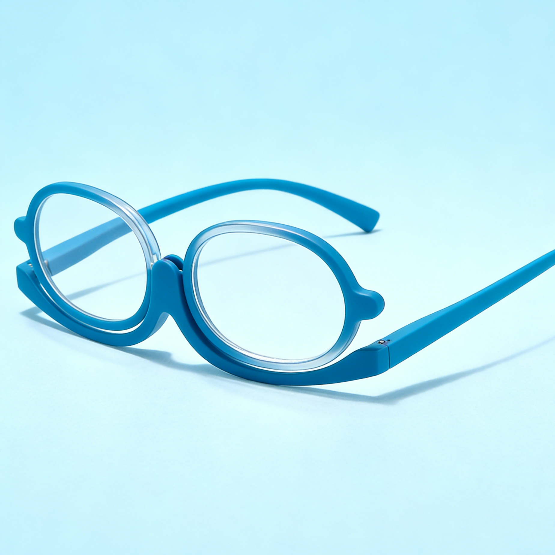 Protección ocular con lentes giratorias para mujer