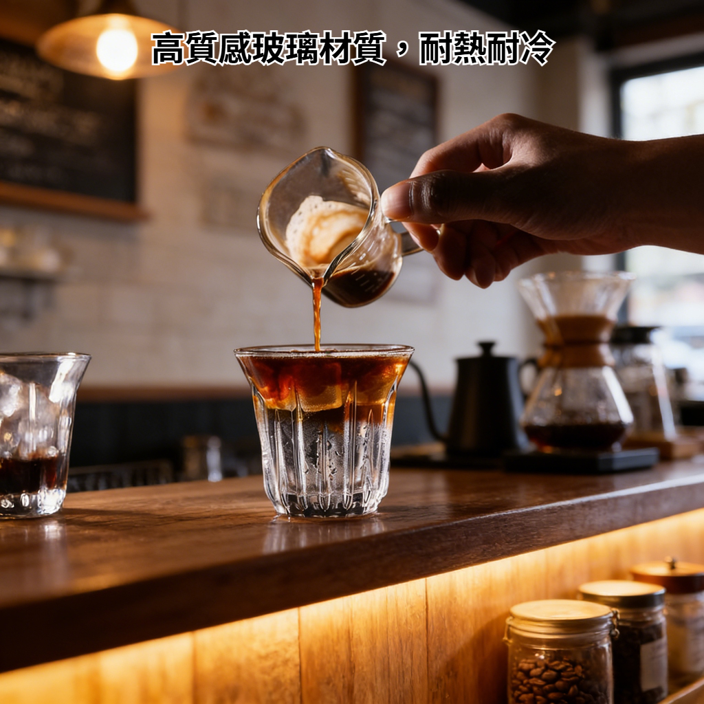 堅條紋古典玻璃杯