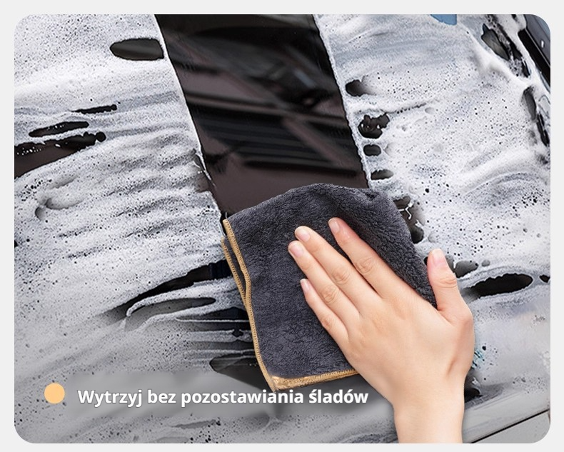 Wysokiej jakości ściereczka do pielęgnacji samochodu