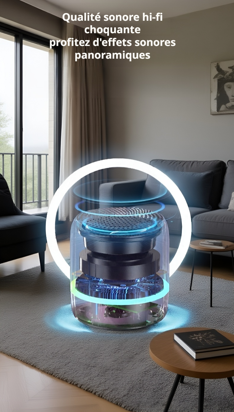 Enceinte Bluetooth compacte idéale pour l'extérieur