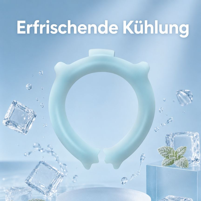 Tragbarer kühlender Nackenring für Outdoor-Aktivitäten