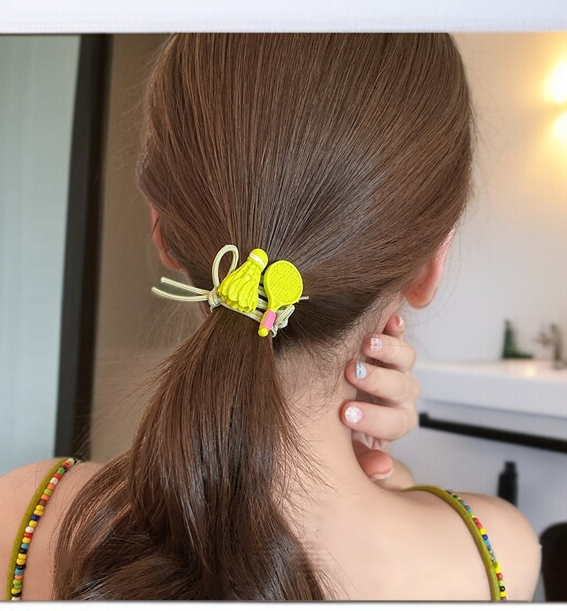 여성용 스포츠 머리끈 배드민턴 라켓