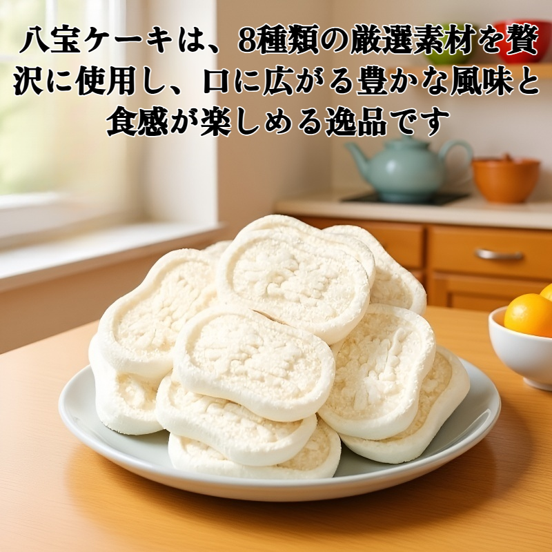 八宝ケーキ、ポリア・ココス、エウリュアレ・フェロックスケーキ