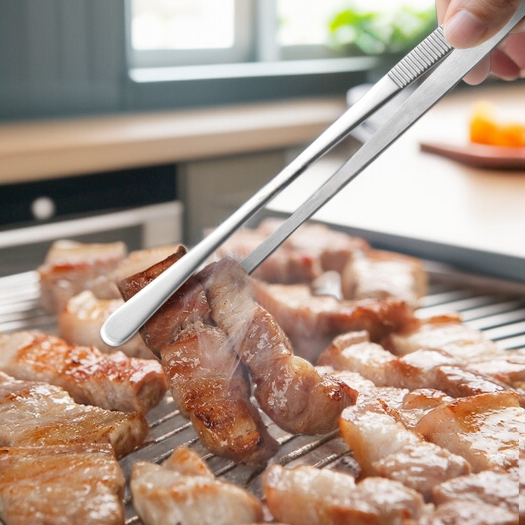 최고 품질의 스테인리스 강 그릴 집게 바비큐 필수 도구