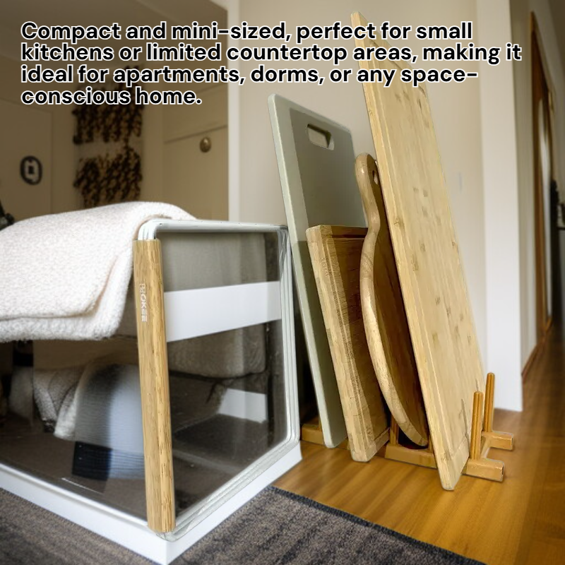 Wood Handle Foldable Dishcloth Hanger Mini Drying Rack