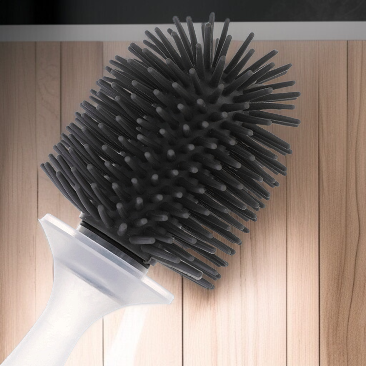 가정용 사각지대 없는 비데 세트 화장실을 걸 수  브러시 실리콘 변기 브러시 세트