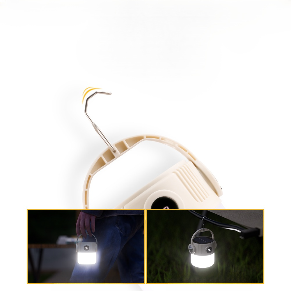 Multifunktionale Campinglampe