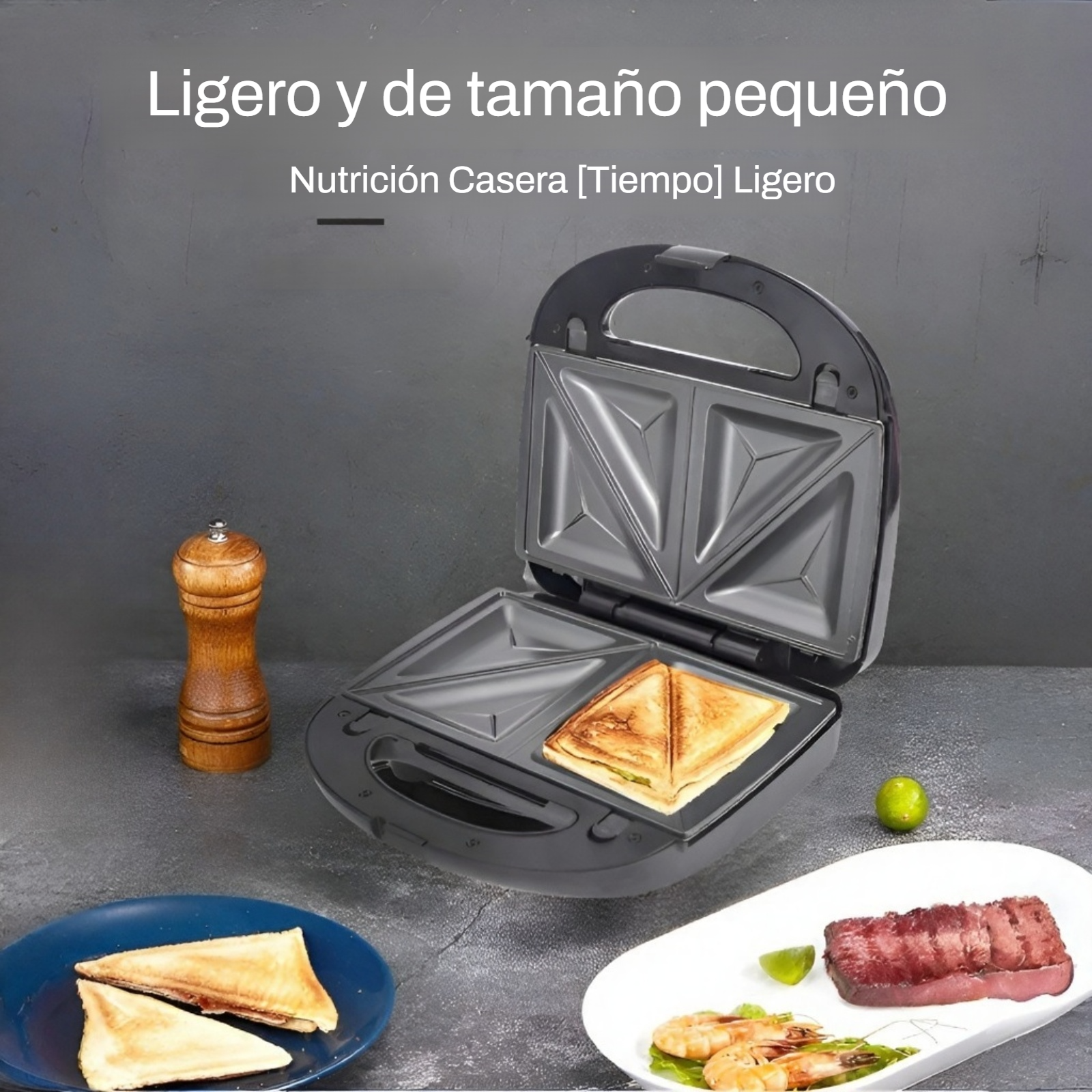 Máquina de desayuno multifuncional para sándwiches