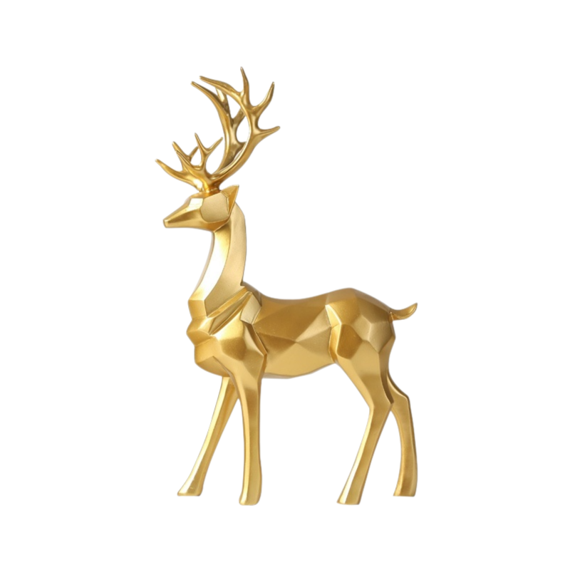 Moderne Hirschfigur als Dekoration