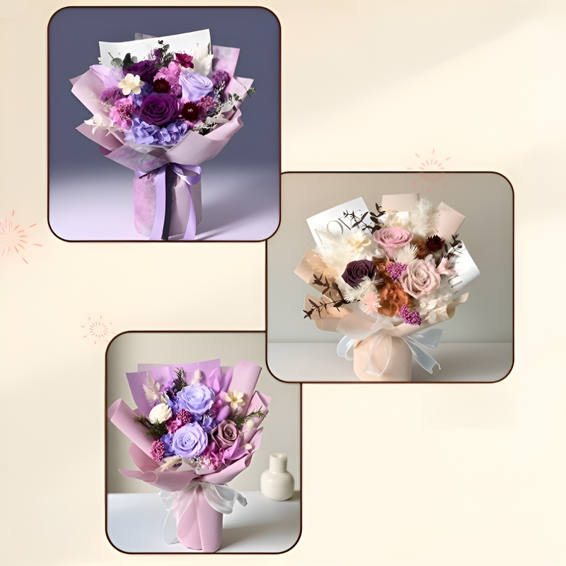 プリザーブドローズギフトボックス