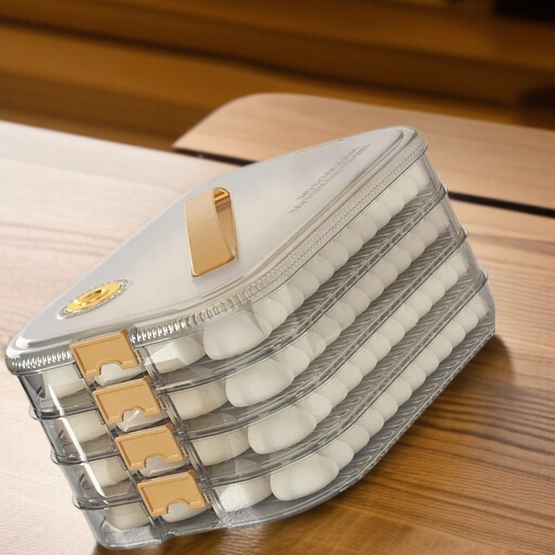 가정용 냉동 투명케이스 다단 식품급 수납케이스 다용도 투명케이스 투명보관함 수납케이스 타임수납케이스 혼돈수납케이스