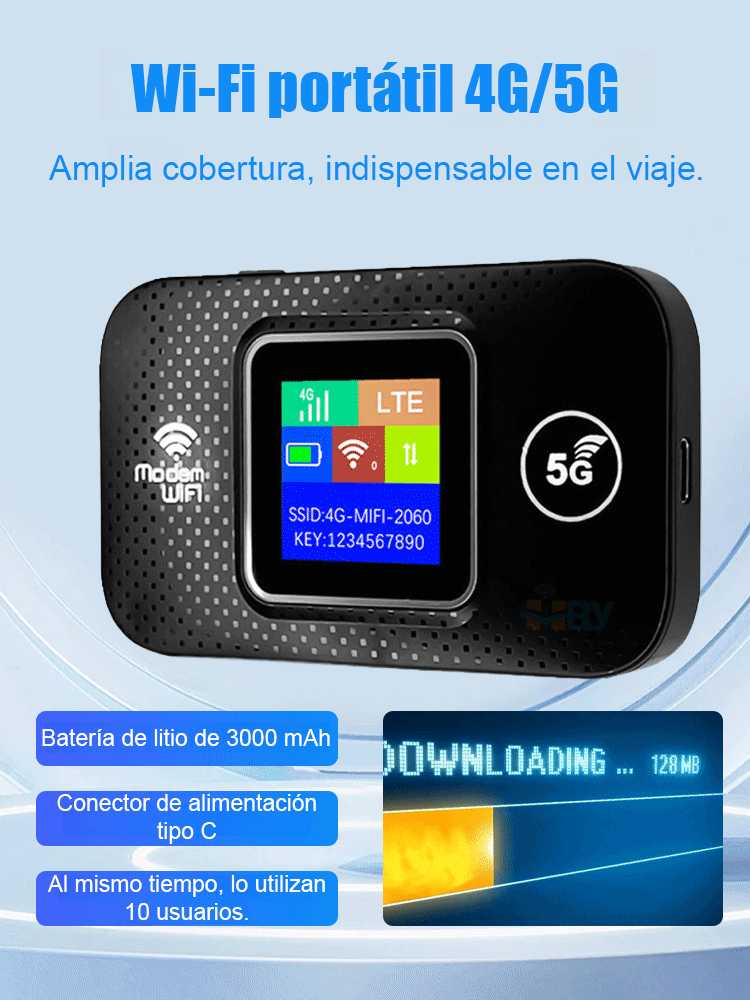 Enrutador inalámbrico portátil WiFi