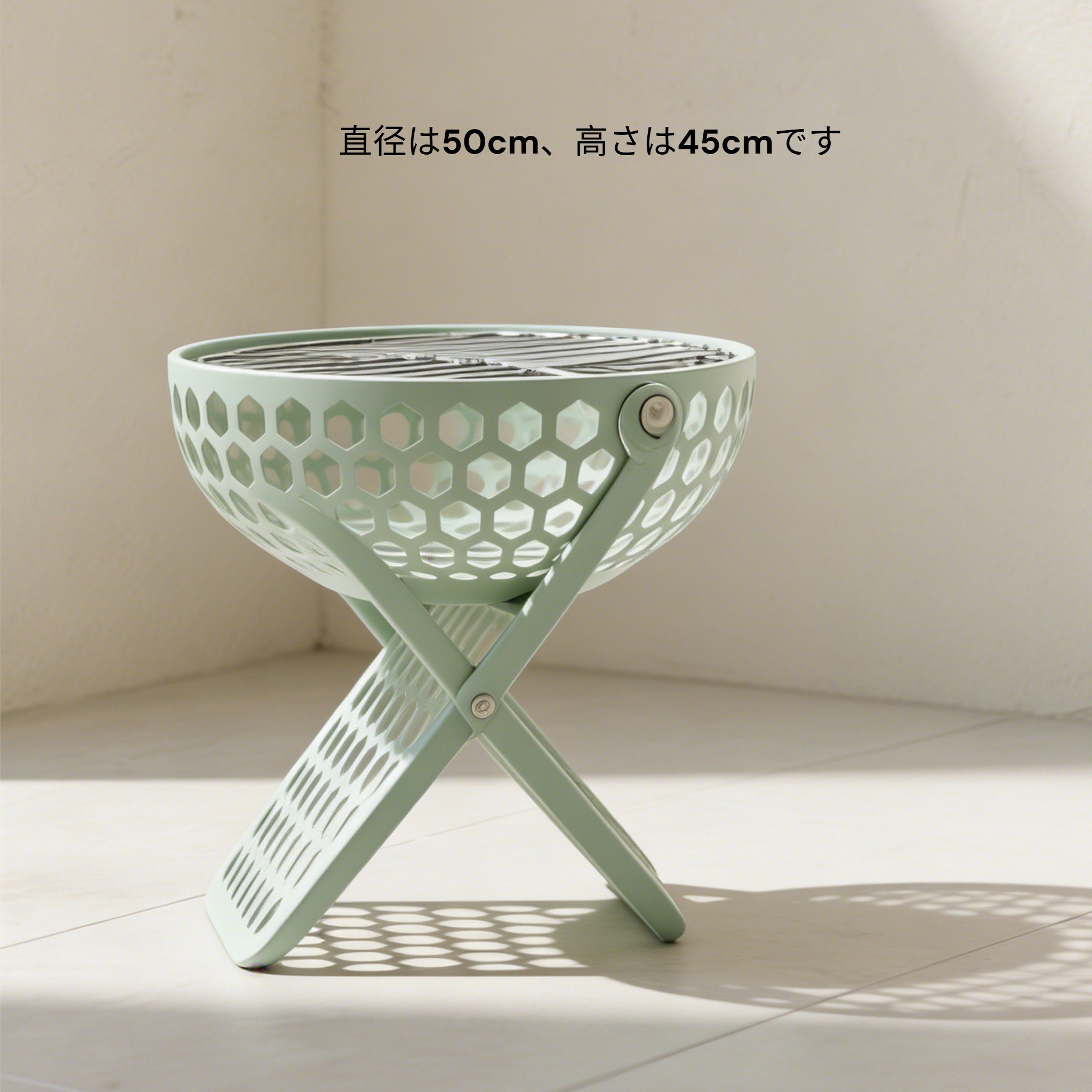 軽量で持ち運びやすいアウトドアグリル