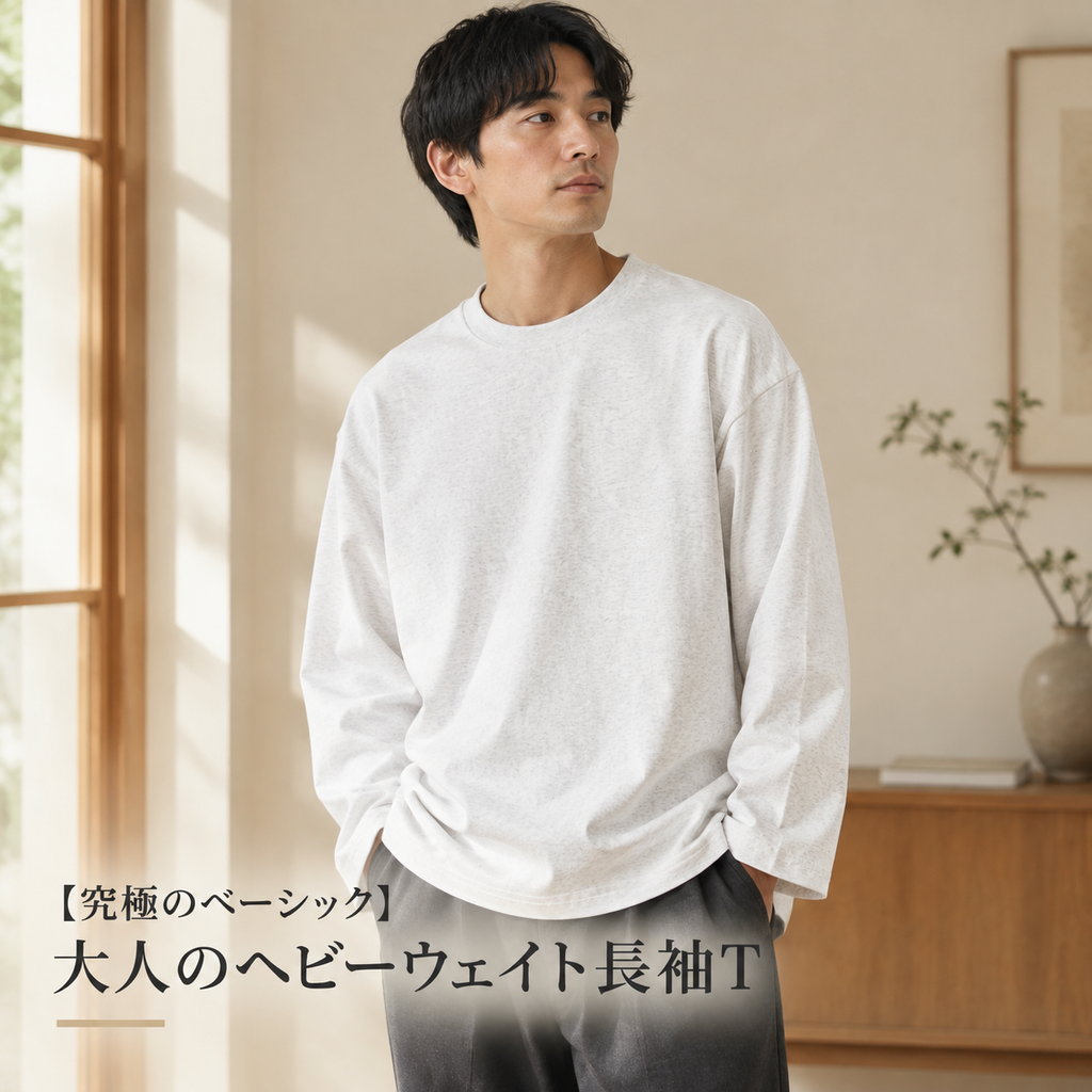 メンズコットン長袖Tシャツ 春秋新作