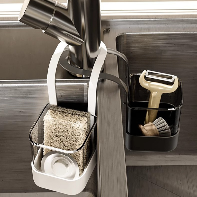 Cesta colgante multifuncional de drenaje para fregadero de cocina