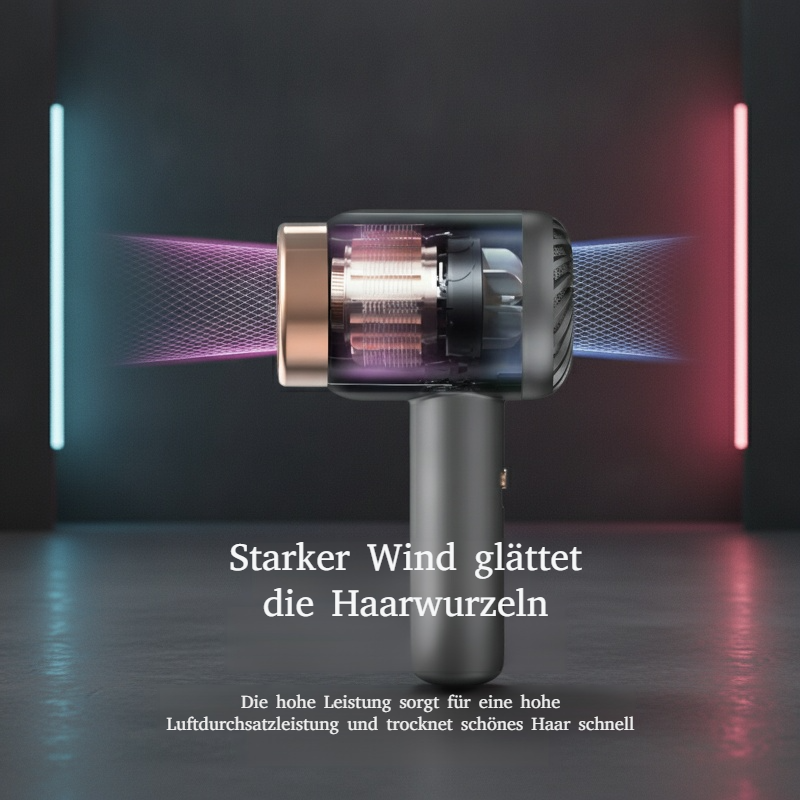 Kabelloser tragbarer Hochgeschwindigkeits-Ionen-Haartrockner für den Hausgebrauch