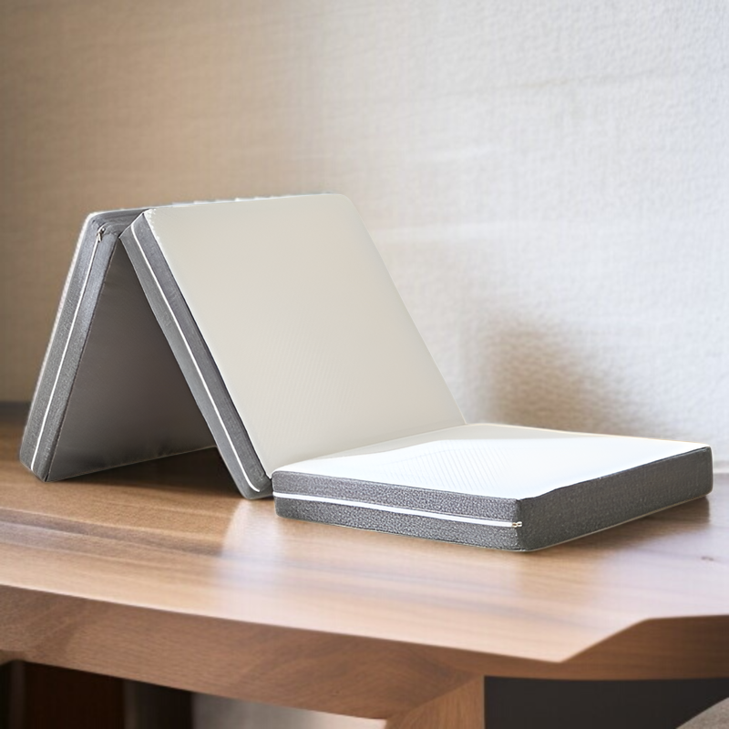 三つ折りマットレス、メモリーフォーム折りたたみマットレス、フロア折りたたみベッドクッション、圧縮マットレス