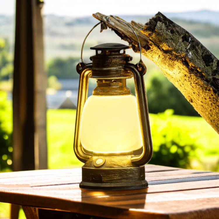 Rechargeable lantern with ultra-long battery life for outdoor use