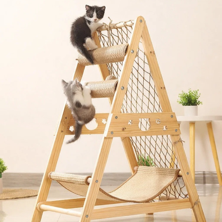 Cat climbing frame wearresistant scratching board