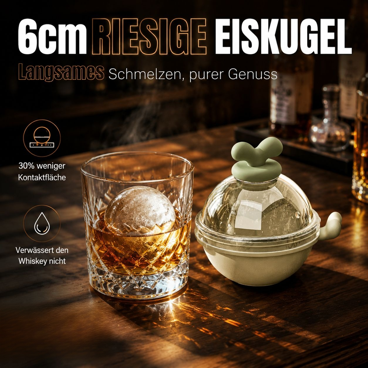 Niedliche runde Eiswürfelform Haushalts-Silikon-Eisbox Aus lebensmittelechtem Material