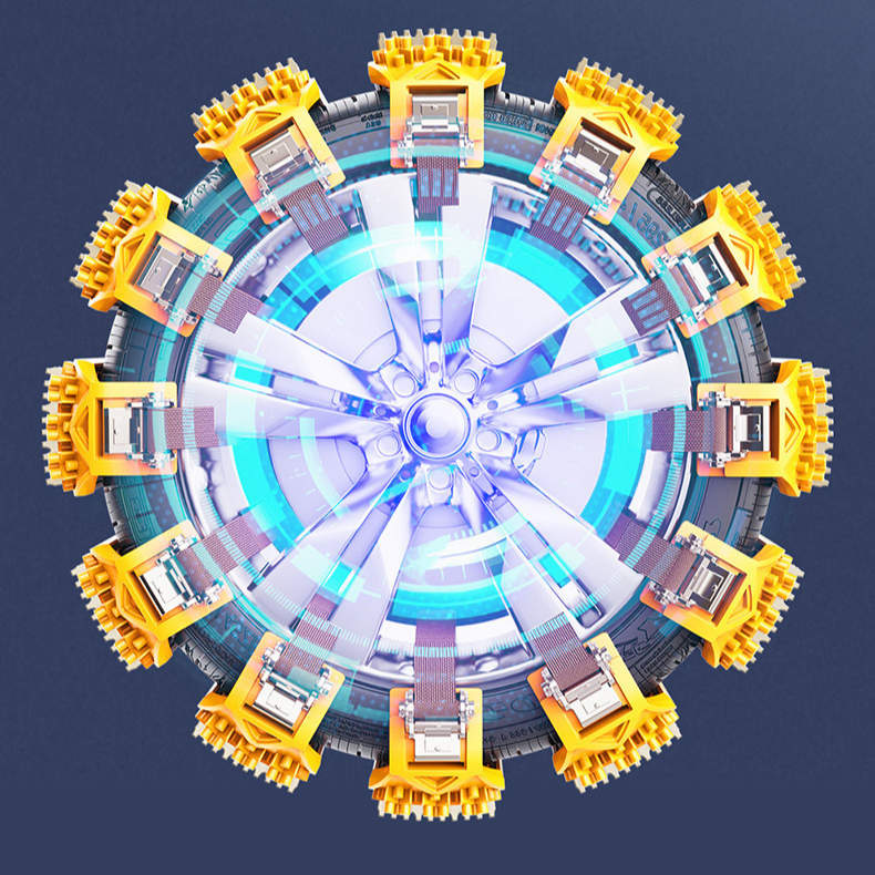 자동차 타이어 비상용 소방 사슬